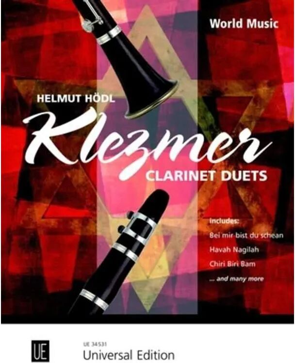 Universal Edition Klezmer Clarinet Duets