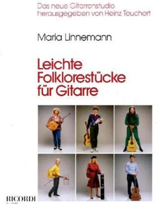 RICORDI Leichte Folklorestücke, für Gitarre