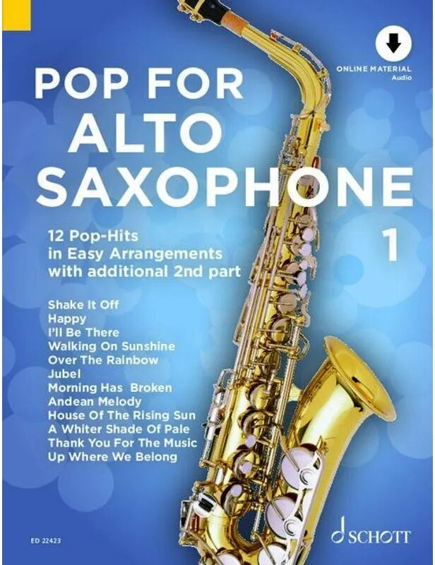 Schott Music, Mainz Pop For Alto Saxophone 1