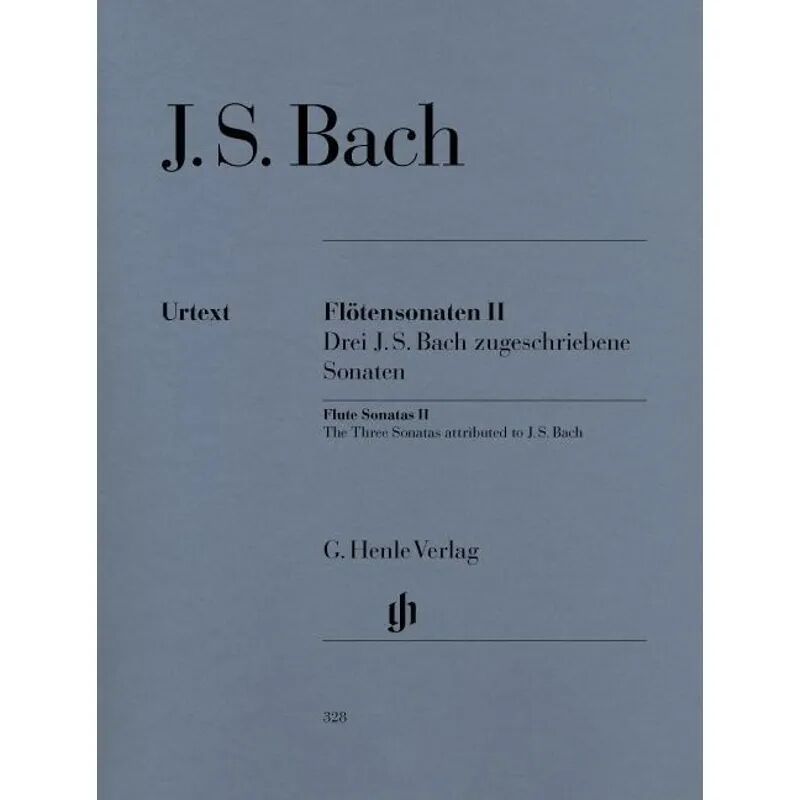 Henle Sonaten für Flöte und Klavier (Cembalo): 2 Bach, Johann Sebastian -...