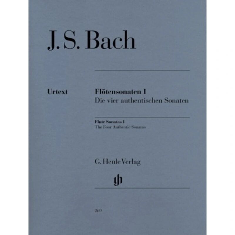 Henle Sonaten für Flöte und Klavier (Cembalo): Vol. X. Pars 1. Fasc Bach, Johann...
