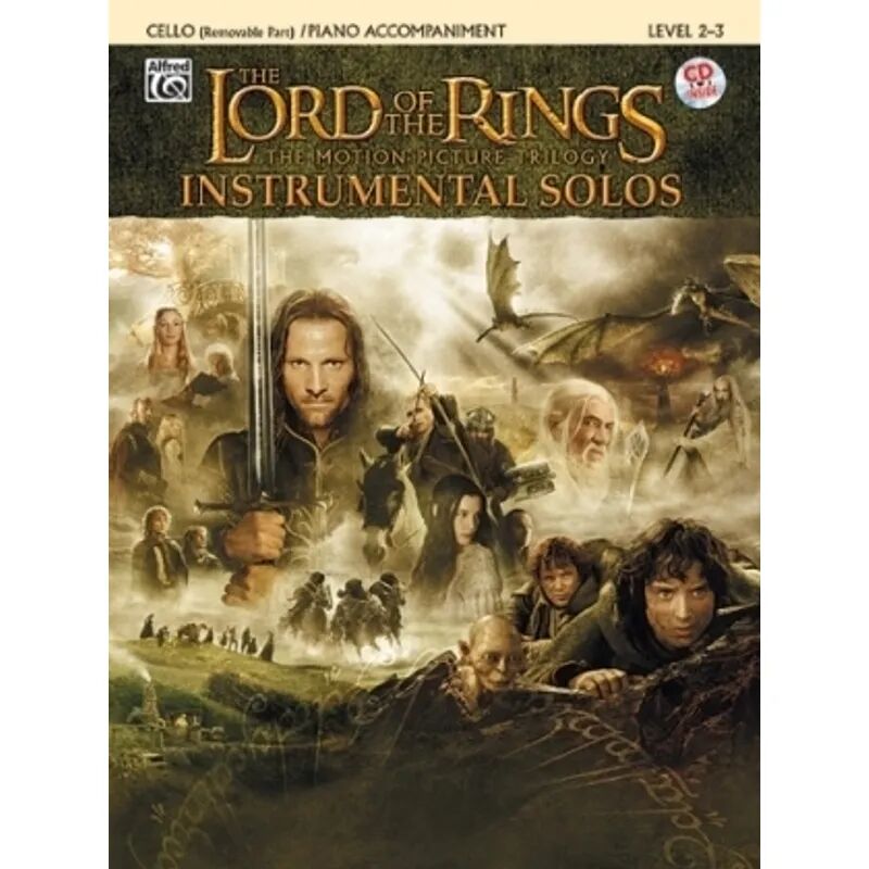 Alfred Music Publishing The Lord of the Rings, The Motion Picture Trilogy, w. Audio-CD, for Cello and...