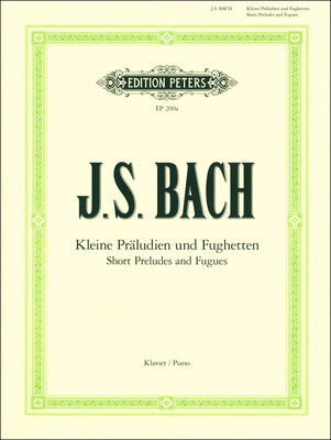 Edition Peters Bach Kleine Präludien