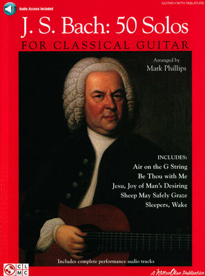 Hal Leonard J.S. Bach 50 Solos für Classic Guitar