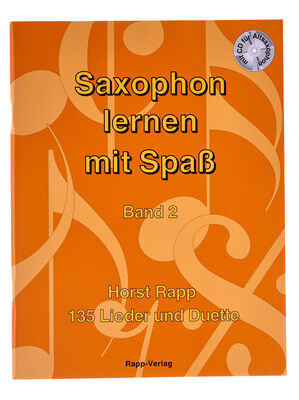 Horst Rapp Verlag Saxophon Lernen mit Spaß 2