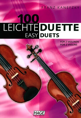 Hage Musikverlag 100 Leichte Duette Violine