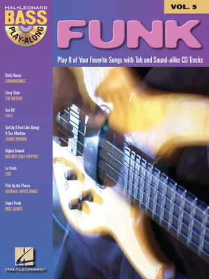 Hal Leonard Funk Bass Play-Along