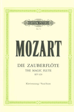 Edition Peters Mozart Zauberflöte KV 620