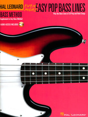 Hal Leonard Even More Easy Pop Bass Lines