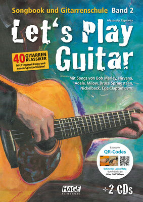 Hage Musikverlag Let's Play Guitar Vol.2