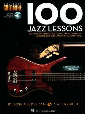 Hal Leonard 100 Jazz Lessons Bass