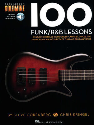 Hal Leonard 100 Funk/R&B Lessons Bass