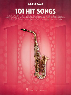 Hal Leonard 101 Hit Songs For Alt Saxophon