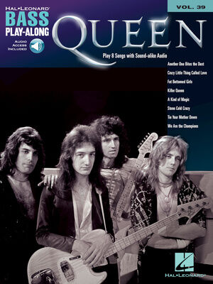 Hal Leonard Queen Bass Play-Along