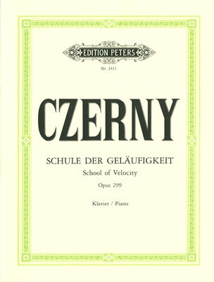 Edition Peters Czerny Schule der Geläufigkeit