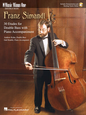 Music Minus One Simandl 30 Etudes Double Bass