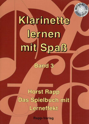 Horst Rapp Verlag Clarinet lernen mit Spaß 3