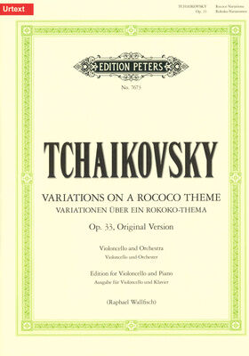 Edition Peters Tschaikowsky Variationen Cello