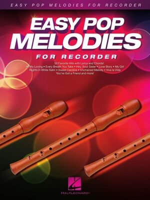 Hal Leonard Easy Pop Melodies Recorder