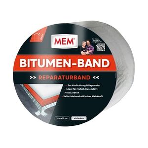 MEM Bitumen-Band 10 m x 10 cm alu