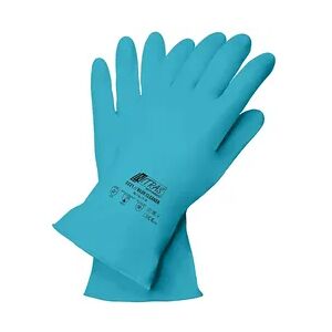 Nitras BLUE CLEANER Chemikalienhandschuhe   12 Paar Latexhandschuhe   Gr.10