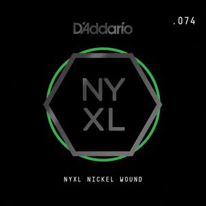 D'Addario NYNW074 Einzelsaite Nickel Wound - Einzelsaite für Gitarren