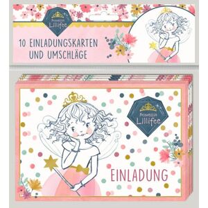 GEBRAUCHT Einladungskarten - Prinzessin Lillifee (Glitter & Gold) - Einladung: 10 Einladungskarten mit Umschlägen (2 Designs) - Preis vom 17.05.2024 04:53:12 h