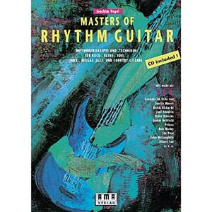 Joachim Vogel - GEBRAUCHT Masters of Rhythm Guitar: Rhythmuskonzepte und -Techniken für Rock-, Blues-, Soul-, Funk-, Reggae-, Jazz- und Country-Gitarre: Rhythmuskonzepte und ... und Country-Gitarre. Mit mehr als 200 Grooves - Preis vom 19.05.2024 04:53:53