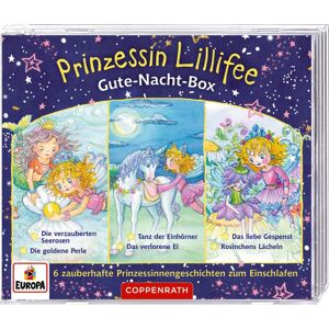 Monika Finsterbusch - CD Hörspiel: Prinzessin Lillifee - Gute-Nacht-Box (3 CDs): 6 zauberhafte Prinzessinnengeschichten zum Einschlafen