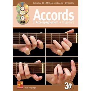 Bruno Desgranges - GEBRAUCHT Desgranges Accords & Accompagnement A La Guitare 3D Gtr Bk/Cd/Dvd Fre - Preis vom h