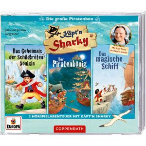 Jutta Langreuter - GEBRAUCHT Käpt'n Sharky - Die große Piratenbox (3 CDs): 3 Hörspielabenteuer mit Käpt'n Sharky (Käpt'n Sharky (Bilderbücher)) - Preis vom 20.05.2024 04:51:15 h