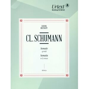 Breitkopf & Härtel Cl. Schumann Sonate g-moll