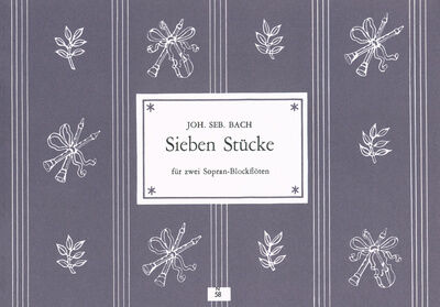 Heinrichshofen's Verlag Bach 7 Stücke 2 Blockflöten
