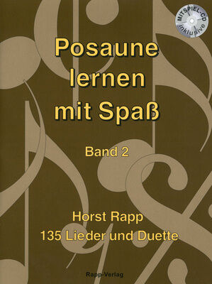 Horst Rapp Verlag Posaune lernen mit Spaß 2