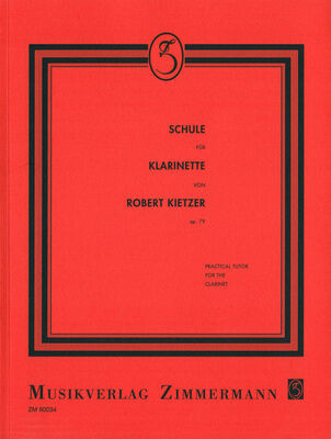 Zimmermann Verlag Kietzer Schule Für Klarinette