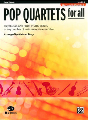 Alfred Music Publishing Pop Quartets For All Flute