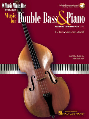 Music Minus One Music Double Bass/Piano Easy