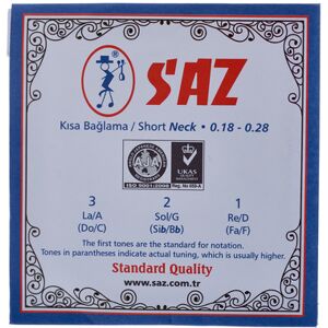 Saz 651A Short Neck  Strings