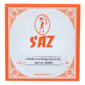 Saz CTB18E Cura Extra Str. Silver