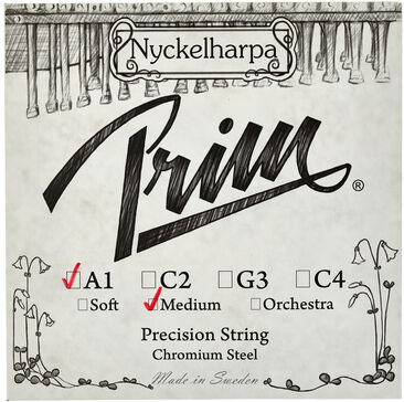 Prim Nyckelharpa String A1 Medium