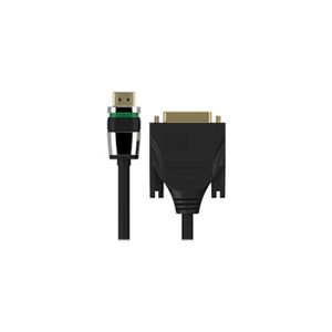 Purelink Ultimate ULS1300 - Adaptateur vidéo - liaison simple - DVI-I femelle pour HDMI mâle - 1 m - triple blindage - noir - Publicité