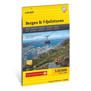 Calazo STIKART BERGEN 1:25.000  NoColor