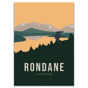 Naturkompaniet RONDANE NASJONALPARK POSTER  NoColor