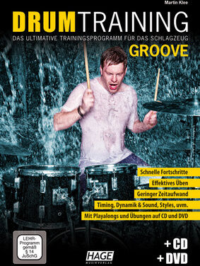 Hage Musikverlag Drum Training Groove +CD/DVD