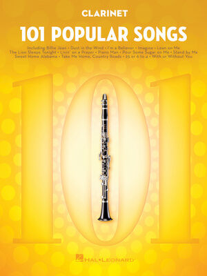 Hal Leonard 101 Popular Songs Clarinet