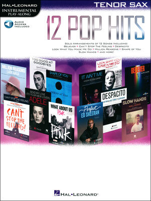 Hal Leonard 12 Pop Hits T-Sax