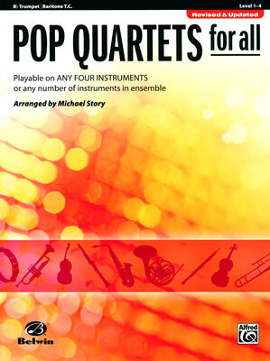 Alfred Music Publishing Pop Quartets For All Trumpet