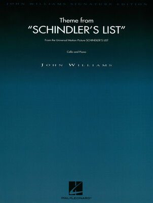 Hal Leonard Schindler's List Theme Cello