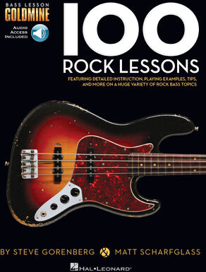 Hal Leonard 100 Rock Lessons Bass