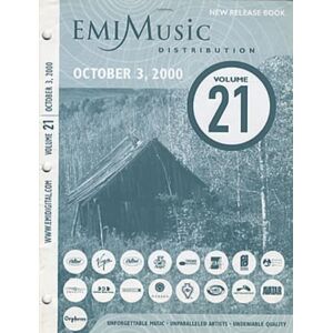 Radiohead EMI Distribution Book 2000 USA book DISTRIBUTION BOOK